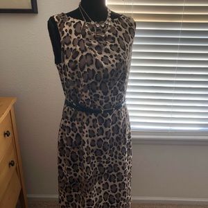 Anne Klein leopard dress